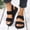 Black, variant on Orthopedic Sandals for Women Summer Flat Arch Support Dress Shoes 2026 Comfy Non Slip Slip on Open Toe Slippers (Black)