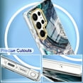thumbnail image 6 of Tarise for Samsung Galaxy S23 Ultra 5G Phone Case, [Wireless Charging] Shockproof Drop Proof Rugged Hybid Back Cover with TPU Impact Resistant Bumper for Samsung S23 Ultra 6.8" (2023),Ocean, 6 of 7