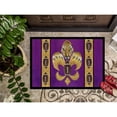 thumbnail image 3 of Tiger Football Fleur de lis Doormat 18x27, 3 of 4