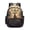 Black and Beige - Deer Cross, variant on Raven Rose Print 17 Inch School Backpack for Boys Girls, Sturdy Breathable Kids Bookbag with Customizable Shoulder Straps for Daily Use Travel