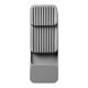 thumbnail image 3 of Divisor Organizador de bloque de cuchillos - Soporte de inserción de cuchillos para bistec en cajón de 2 niveles gris Ehuebsd Libre de BPA, 3 of 5