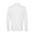 thumbnail image 3 of Adidas Mens Lightweight Quarter-Zip Pullover, L, White, 3 of 3