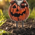 thumbnail image 6 of FEOLGEHLY Halloween Decorations Outdoor Saving, Halloween Decorative Garden Stakes, Halloween Stakes For Outside, Metal Yard Stake, Halloween Backyard Porch Walkway Decor Clearance (I), 6 of 7