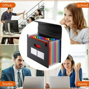 ZOUYUE 12 Pocket Expanding File Folder, Premium Monthly Document Organizer, Accordian File Folder Organizer, Accordion Folder, Letter A4 Paper Document Storage Organizer
