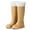 Brown, variant on AUXDIQ Wellington Boots Women Mid-calf Wellies Waterproof Rain Boots Outdoor Garden Shoes