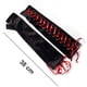 thumbnail image 5 of Pantalones de cuero de PU con cordones y ribete de rejilla, mallas punk góticas finas y ligeras para mujer, 5 of 8