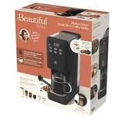 Beautiful Perfect Grind™ Programmable Single Serve Coffee Maker, Black Sesame by Drew Barrymore