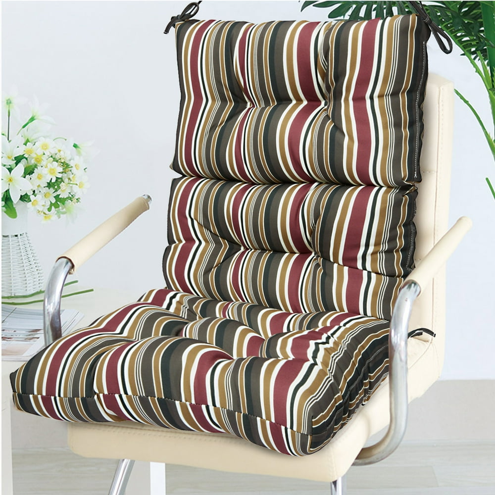 Multifunction Outdoor/Indoor Solid Stripe Pattern High Back Chair