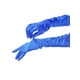 thumbnail image 4 of Guantes de ópera largos de satén brillante para mujer INSPIRE CHIC, con pliegues, de dedo completo, talla única, color azul, 4 of 6