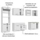 thumbnail image 4 of Cocina Integral MADESA 310cm Agata Blanco, 4 of 10