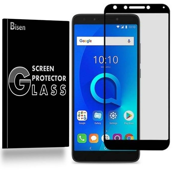 Fit For T-Mobile Revvl 2 (2nd Gen) [BISEN] Tempered Glass [Full Coverage] Screen Protector, Edge-To-Edge Protect, Anti-Scratch, Anti-Shock, Shatterproof, Bubble Free