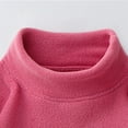 thumbnail image 4 of FAOWME Kids Boys Girls Shirts Turtleneck Soft Tops Unisex Baselayer Long Sleeve T Shirts Hot Pink 5-6 Years, 4 of 7