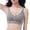 Grey, variant on Large Size Comfortable Breathable Underwear Smooth Bra Women's Strapless Bra