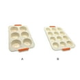 thumbnail image 4 of Monstrate Molde de silicona para pastel de 6/12 cavidades, molde para velas de jabón con forma redonda para cupcakes de Chocolate DIY Herramientas y accesorios para hornear 6 hoyos Monstrate HA082792-01, 4 of 6