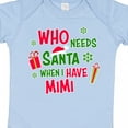 thumbnail image 4 of Inktastic Who Needs Santa when I Have MiMi Boys or Girls Baby Bodysuit, 4 of 5