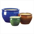 thumbnail image 1 of Eastwind Gifts 38899 Jewel-Tone Flower Pot Trio, 1 of 3