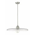 thumbnail image 2 of 1 Light Pendant In Modern Style-6.75 Inches Tall And 24 Inches Wide-Brushed Nickel Finish-Clear Glass Color Z-Lite 821P24-Bn, 2 of 2