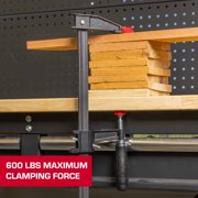 Hyper Tough 18-inch F-style Bar Clamp with Comfort Grip Handle