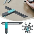 thumbnail image 2 of Binwennn Steel Welding Table Angle Measuring Tool Angle Measuring Instrument Saw Angle Measuring Instrument Finger Angle Measuring Instrument Angle Measuring Tool Measuring Ruler, 2 of 8
