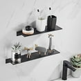 thumbnail image 3 of YAOMOBB No Drill Wall Shelf Wall Mount Bathroom Shelf Punch Free Multi Functional Organizer, 3 of 6