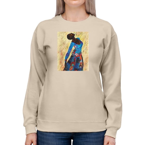 Woman Strong Iv Sweatshirt Women -Alonzo Saunders Designs, Female Medium