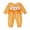 style-02 Orange, variant on Gubotare Romper Baby Girl Clothes Ruffle Long Sleeve Romper Waffle Knit One Piece Jumpsuit Fall Outfit with Bow Headband 0 3 6 9 12 18 24 Months (Purple,3-6 Months)