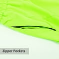 thumbnail image 2 of BIG ELEPHANT Women's Athletic Running Shorts with Zipper Pockets, Lined Sports Shorts, 2 of 7