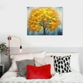 thumbnail image 4 of COMIO  Tree Wall Art Love Heart Shaped Tree of Life Picture Painting Prints Orange Modern Abstract Artwork Home Office Living Room Bedroom Decoration, 4 of 4