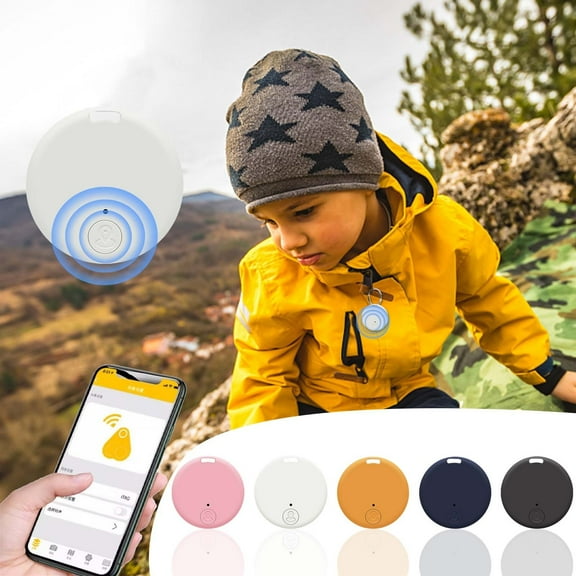 PPgejGEK Bluetooth 5.0 Two Way Alarm Smart Locator for Phone Key Wallet Bag Loss Prevention Device 7g Lightweight Portable Tracking with Keyring 6 Month Battery