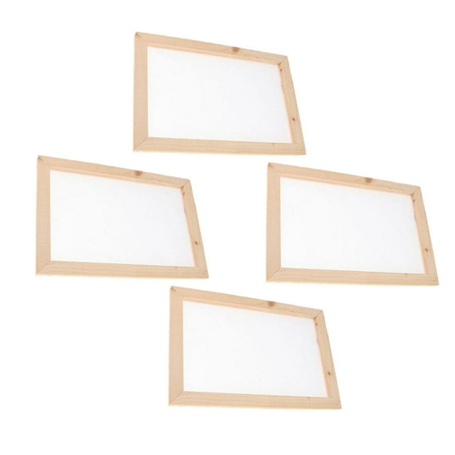KLKCMS Kit de Moules en Papier A4 4 Pcs Cadre Écran Kit de Cadre DIY Cadeau Recyclage