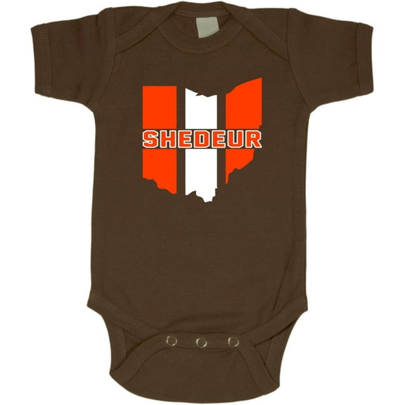 Shedeur Sanders Cleveland Logo Baby 1 Piece