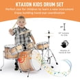 thumbnail image 3 of Batería Ktaxon Junior 14" Kit para Principiantes de 5 Piezas de Madera, 3 of 7