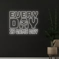 thumbnail image 4 of Handmadetneonsign Custom Every Day Is Game Day Neon Light, Personalized Quote Name Neon Sign, Gamer, 4 of 5
