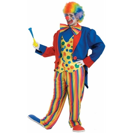 Plus Size Men's Clown Costume
