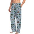thumbnail image 6 of Susaid Camping Caravan Print Mens Pajama Pants Set Sleep & Lounge Pants, PJ Bottoms with Pockets and Button Fly-Medium, 6 of 6
