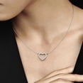 thumbnail image 3 of Collar De Plata S925 Pandora Amor Femenino Doble Anillo Mujer Clavícula Cadena Suéter, 3 of 4