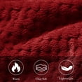 thumbnail image 5 of AMITOFO Fleece Robe for Women Soft Warm Long Plush Bathrobe Slim Elastic Waist Sleepwear Housecoats, 5 of 8