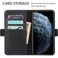 thumbnail image 4 of AmPm iPhone Xs Max Leather Case, Luxury Genuine Leather Wallet with Viewing Stand and Card Slots, Flip Cover Gift Boxed and Handmade for Apple iPhone Xs Max (DarkOrange), 4 of 8