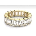 thumbnail image 3 of ADIRFINE 925 Sterling Silver 7MM Emerald Cut Cubic Zirconia Eternity Band, 3 of 3