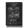 thumbnail image 1 of Epic Graffiti "Military Vehicle Blueprint Patent Chalkboard" Giclee Canvas Wall Art, 18"x26", 1 of 3