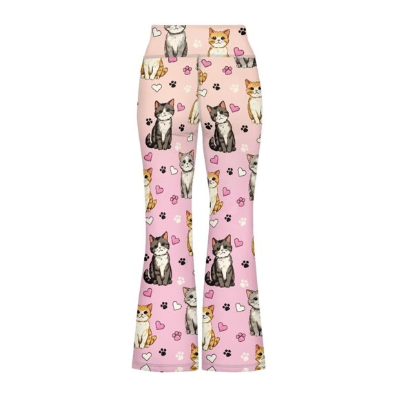 Vividxx Pants For Girls Kids Cartoon Print Pants For Girls Comfortable Lightweight Sportwear Bottoms For Everyday Play Comfy Trousers 9-10 Years