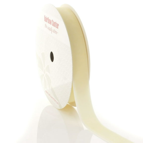 5/8" Velvet Ribbon 815 Cream 5 Yard