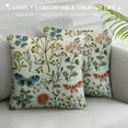 thumbnail image 3 of PHYHOO Spring Pillow Covers , Plant Throw Pillows Case,Seasonal Floral Outdoor Decorative Square Linen Farmhouse Decor Cushion Covers for Home Sofa Bed Couch, 3 of 5