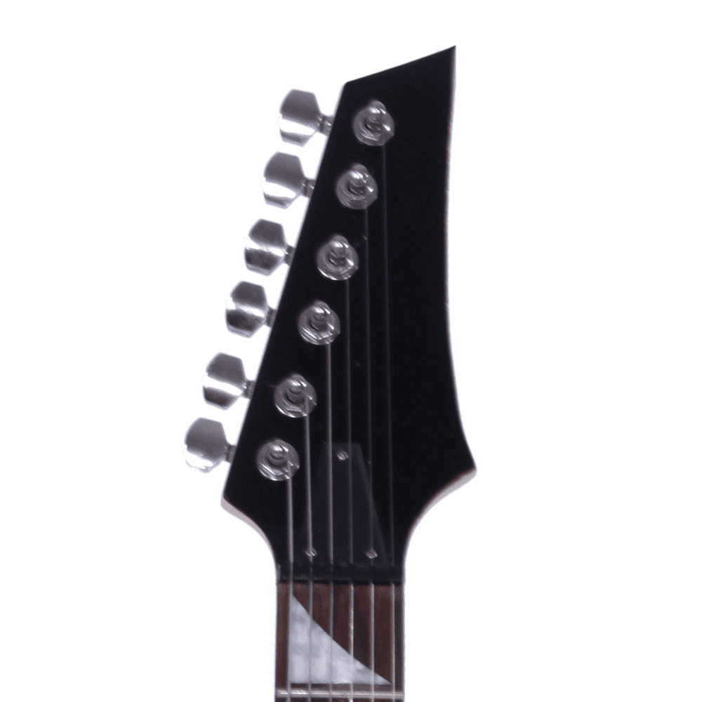 Tcbosik Electric Guitar with HSH Pickup for Beginner, 39" Guitar Starter Set with Bag, Strap, Paddle, Rocker, Cable and Wrench Tool for Adults, Black