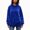 Blue, variant on Hoodies for Women Long leeve Velvet Tops, Fall Casul Womens Hoodies with Pockets, Sizes S-2XL
