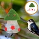 thumbnail image 4 of Comedero para colibríes, bebedero para pájaros, comedero colgante para pájaros, comedero para flores, comedero para pájaros silvestres de jardín., 4 of 8