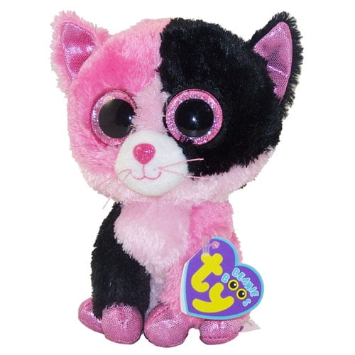 TY Beanie Boos - DAZZLE the Pink & Black Cat (Regular Size - 6 inch)  *Limited Exclusive*