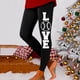 thumbnail image 1 of MKLEKYY Leggings para mujer, moda informal para mujer, otoño/invierno, letras de béisbol, pantalones de yoga estampados en 3D, leggings, 1 of 3
