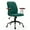 Green, variant on Gymax Velvet Home Office Chair Swivel Adjustable Task Chair w/ Wooden Armrest Green