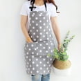 thumbnail image 1 of Women Men Pentagram Household Kitchen Apron, Star Pattern Apron Pocketr Cooking, 1 of 10